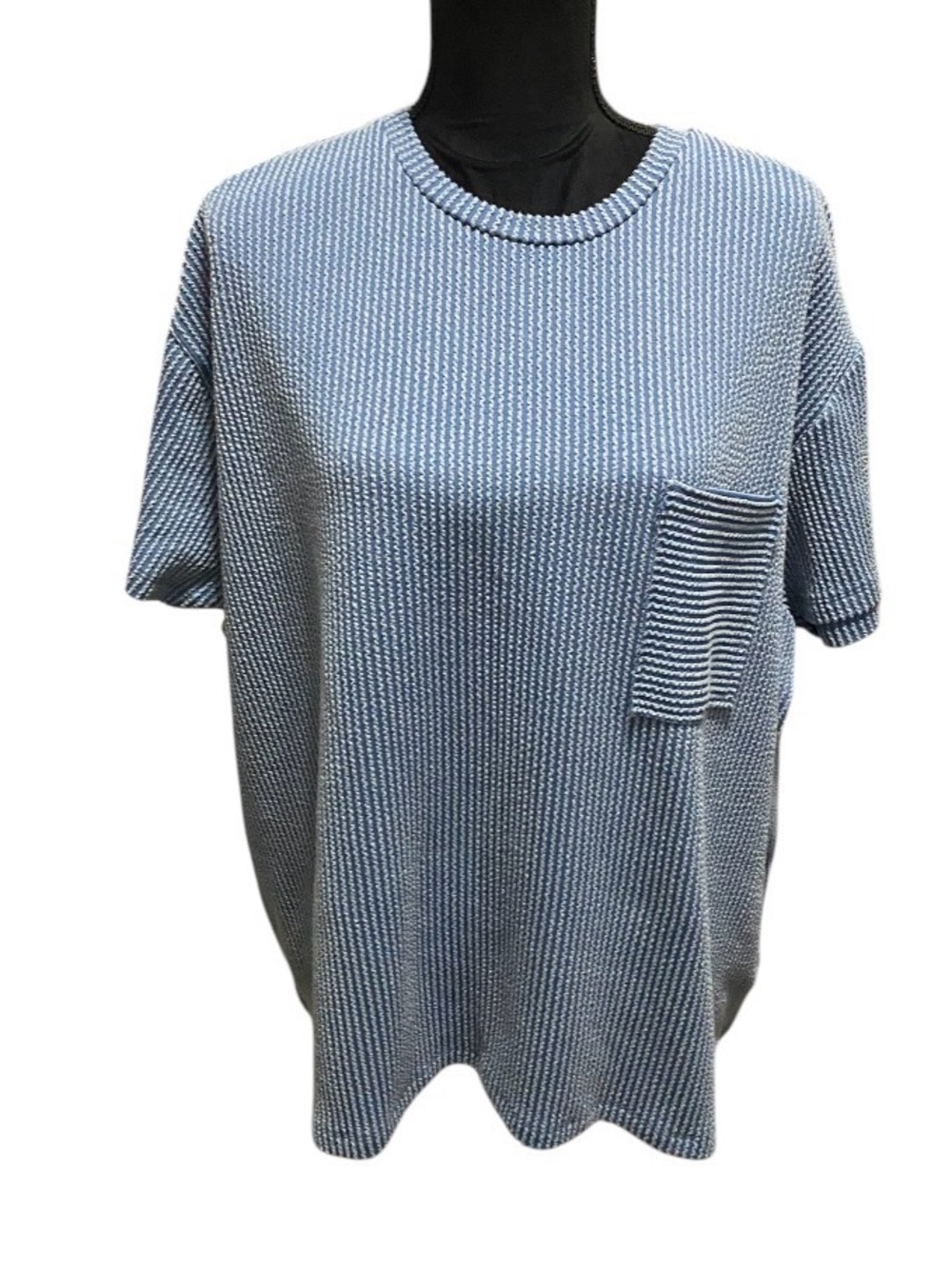 Zenana Oversized Textured Knit Top